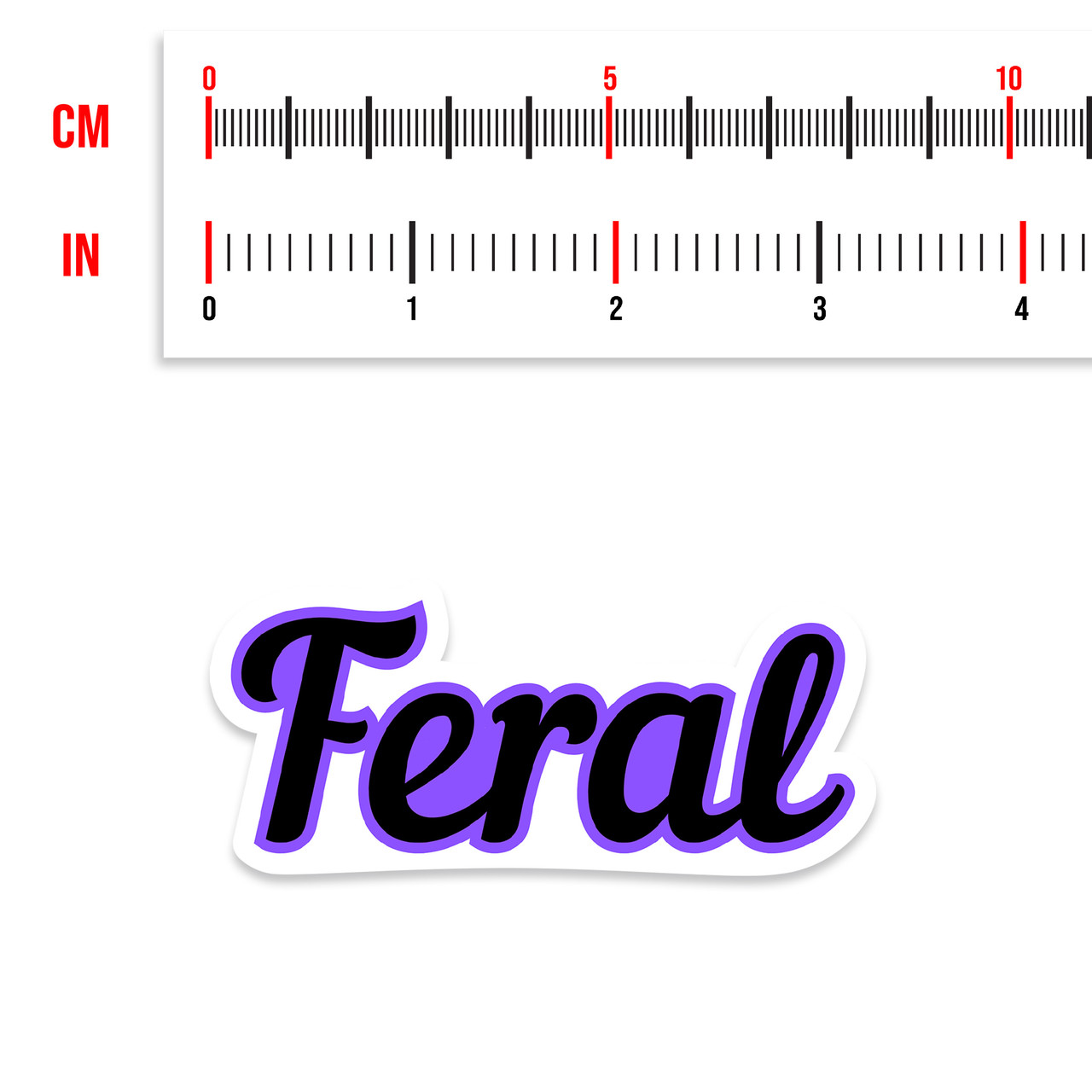 Feral Sticker Feral Sticker