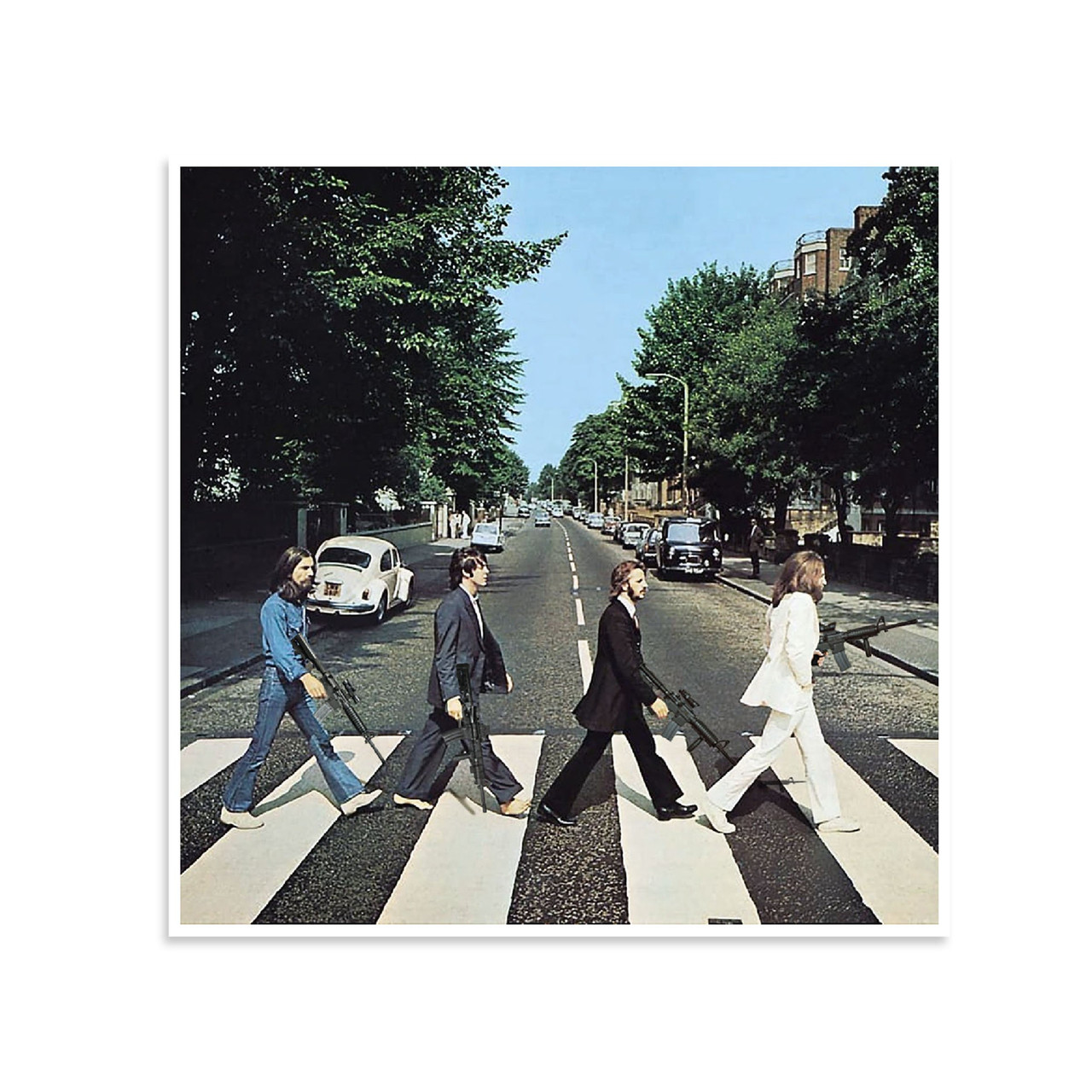 Buy The Beatles Abbey Road 2A Parody Vinyl Sticker Online