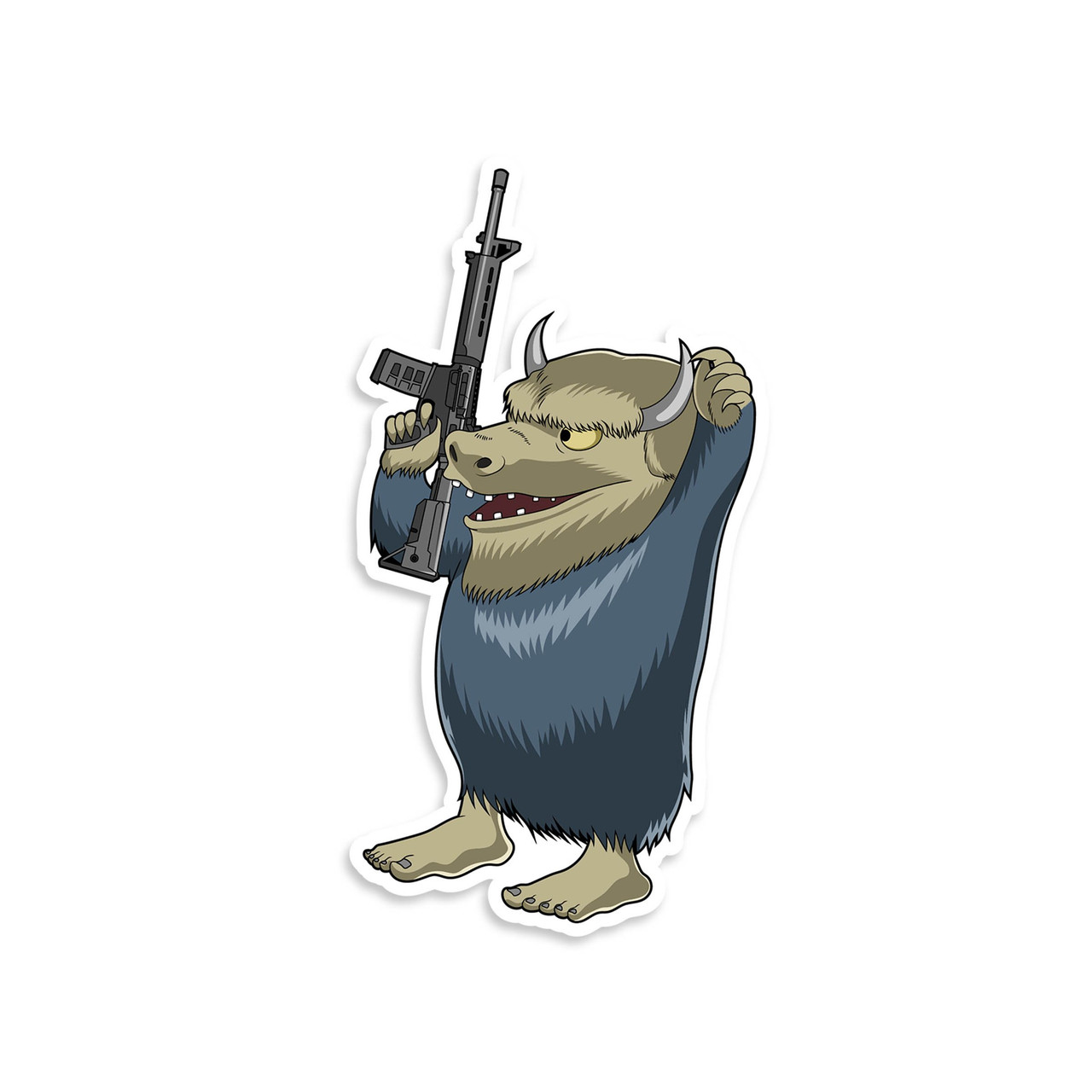 Where The Wild Things Are Nameless Monster #3 Vinyl Sticker