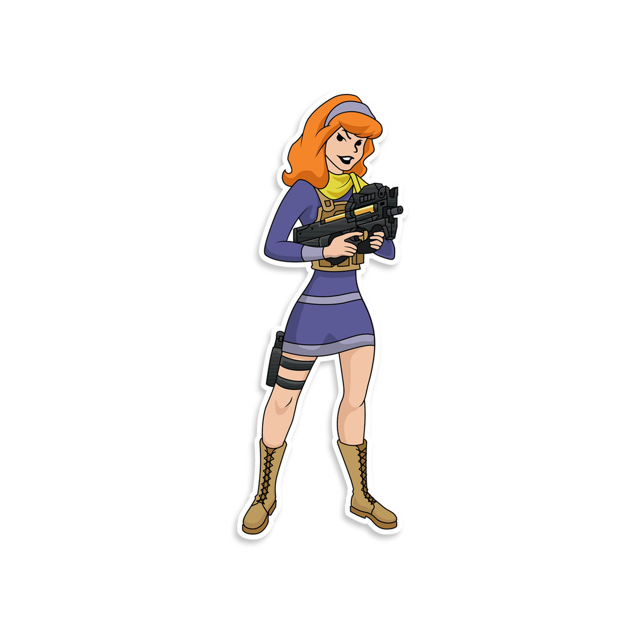 〇Nb左1011 希少デッドストック 出光 アクリル 看板 DAPHNE Buy Tactical Daphne FN P90 Scooby-Doo Vinyl Sticker Online