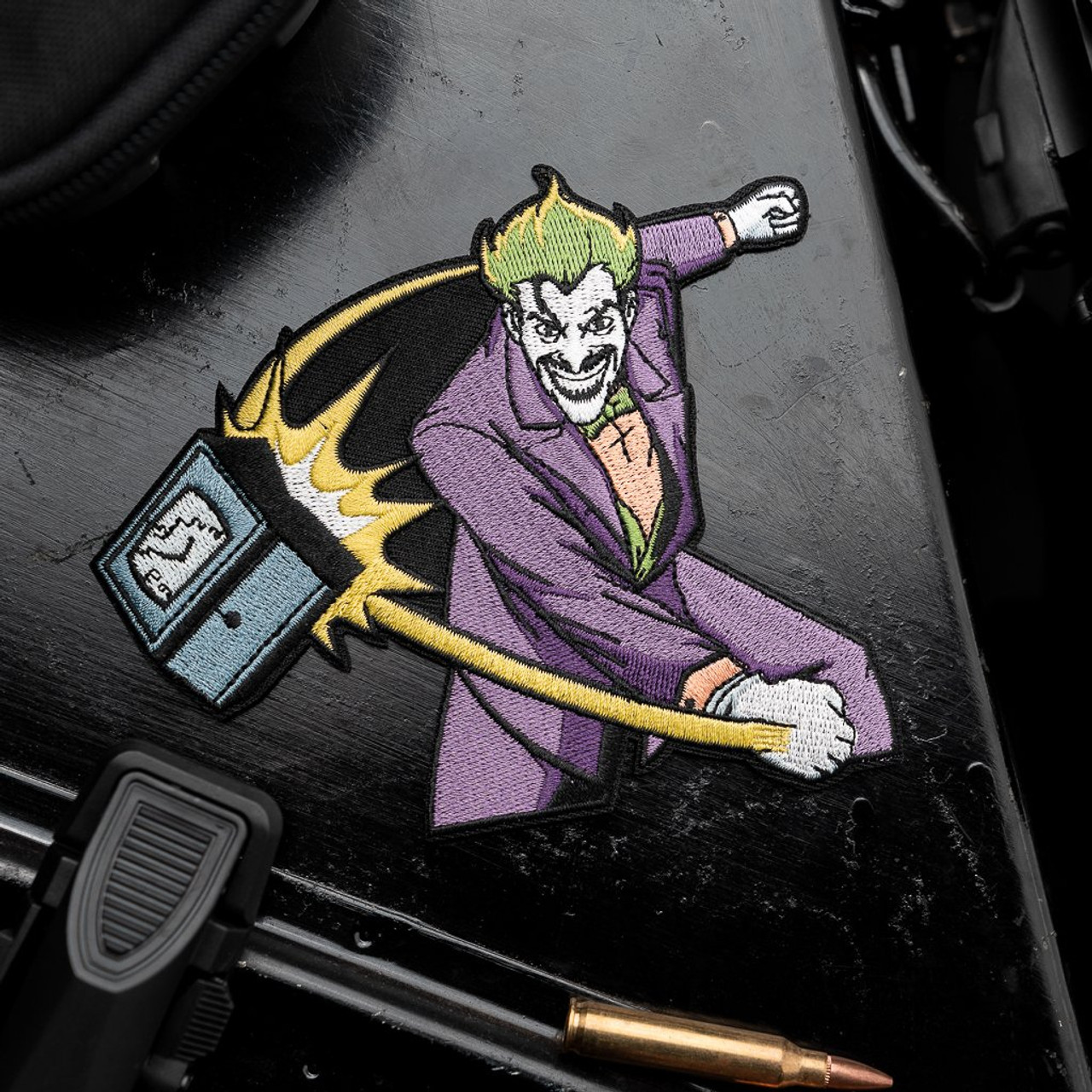 ✌️ JOKER D FULCRUM Joker I Forgot To Punch Out Embroidered Patch