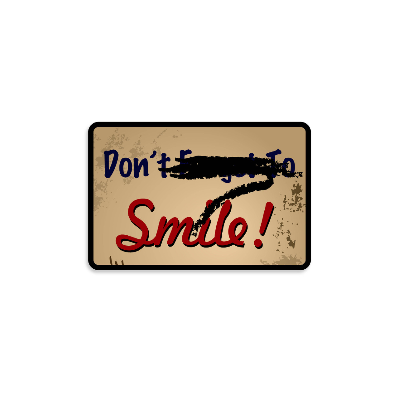 TOKONA-X ステッカー 052 KING DON'T FORGET Don't Smile Joker 2019 Sticker by NEO Tactical Gear