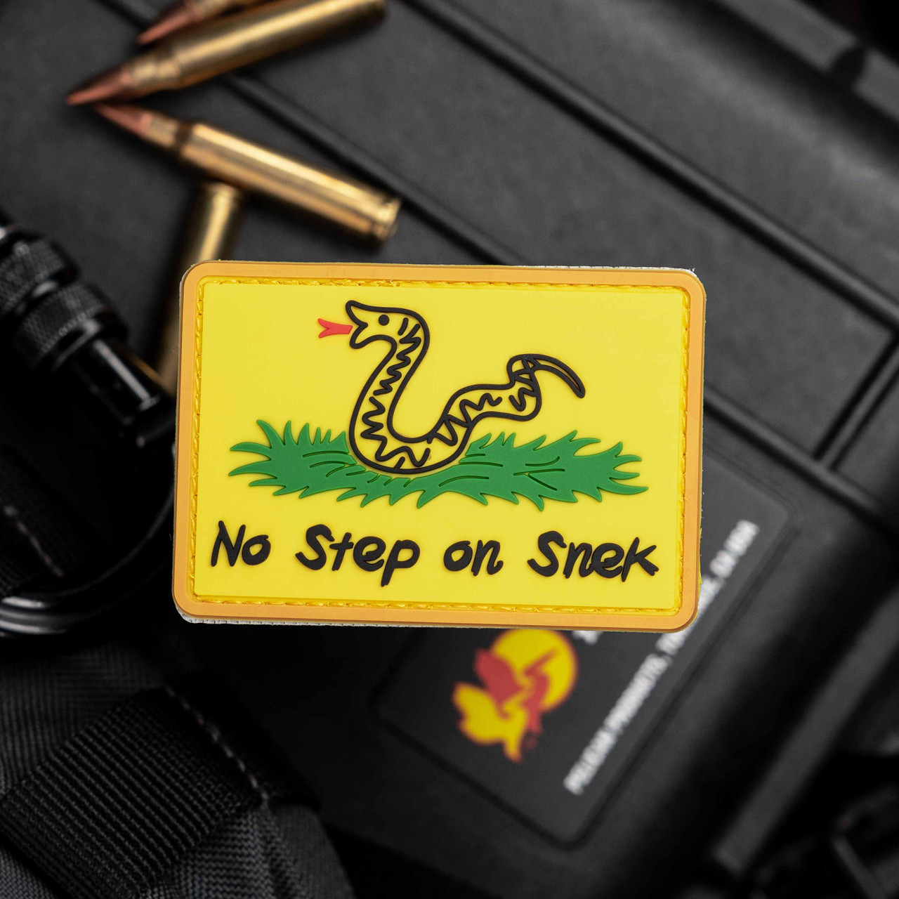 No Step On Snek (Don't Tread On Me) PVC Morale Patch