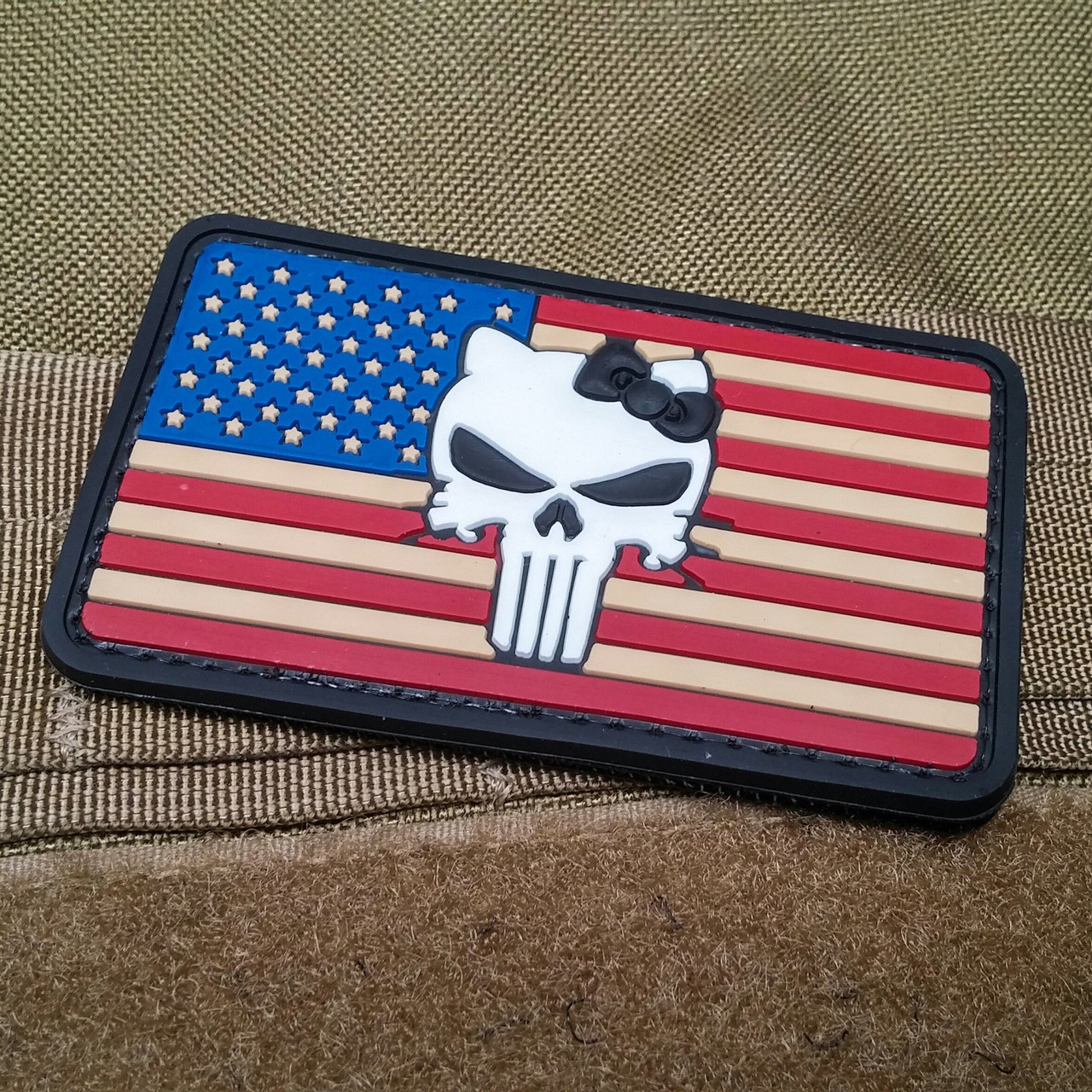 Hello Kitty Skull Morale Patch by NEO Tactical Gear