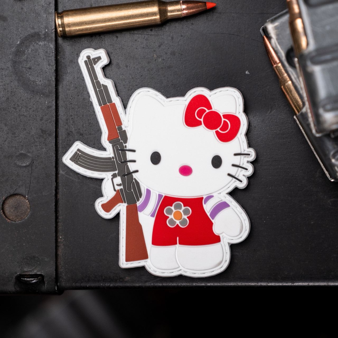 Awesome Morale Patches - Hello Kitty AK-47 PVC Morale Patch