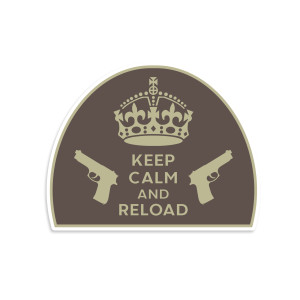 Keep Calm And Reload Sticker