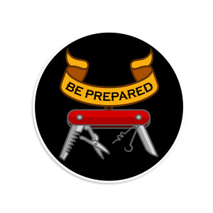 Be Prepared Sticker