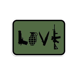 Love Weapons Sticker