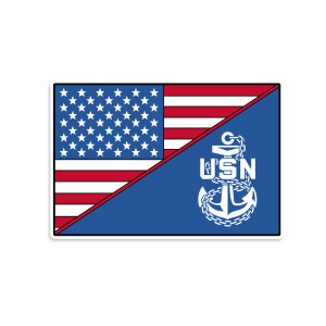 US Navy Flag Sticker