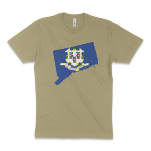 Connecticut State Flag T-Shirt Connecticut State Flag T-Shirt