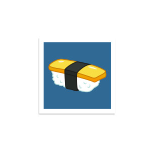 Tamago Nigiri Sushi Sticker