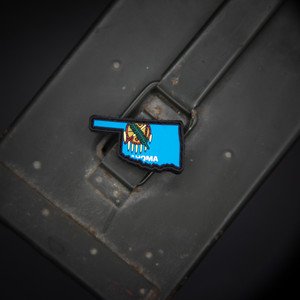 Oklahoma State Flag PVC Morale Patch