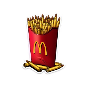 Freedom Fries Sticker
