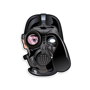 Vader Dissected Episode IV Vinyl Sticker Vader Dissected Episode IV Vinyl Sticker