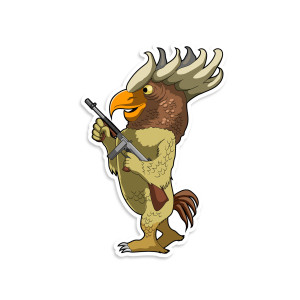 Where The Wild Things Are Nameless Monster #4 Vinyl Sticker Where The Wild Things Are Nameless Monster #4 Vinyl Sticker