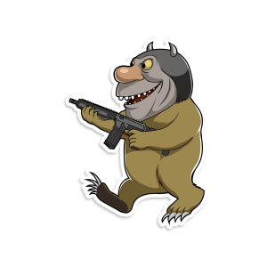 Where The Wild Things Are Nameless Monster #1 Vinyl Sticker