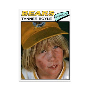 Tanner Boyle Bad News Bears Baseball Card Vinyl Sticker Tanner Boyle Bad News Bears Baseball Card Vinyl Sticker