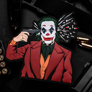 Joker Put On A Happy Face PVC Morale Patch