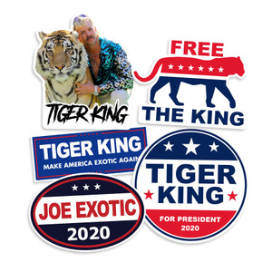 Tiger King Joe Exotic Vinyl Sticker Pack
