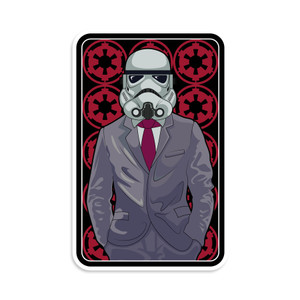 Fly As Fuck Stormtrooper Suit Vinyl Sticker