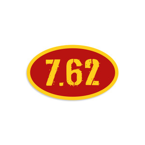 7.62 Vinyl Sticker 7.62 Vinyl Sticker