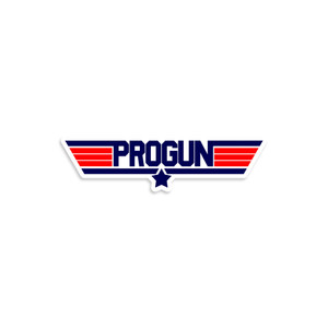 PROGUN Top Gun Parody Vinyl Sticker