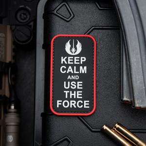 Keep Calm And Use The Force Star Wars Jedi Emblem - PVC Morale Patch Keep Calm And Use The Force Star Wars Jedi Emblem - PVC Morale Patch