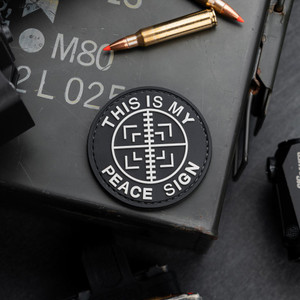 This Is My Peace Sign PVC Morale Patch