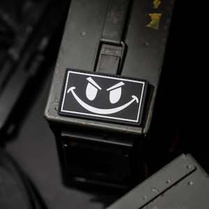 Smiley Face - Glow In The Dark PVC Morale Patch