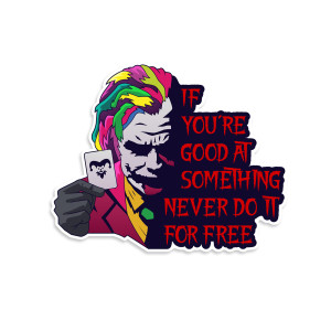 Joker Vinyl Sticker Joker Vinyl Sticker