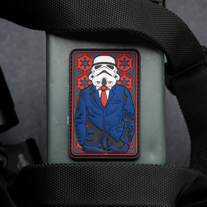 Glow in the Dark PVC/Rubber Star Wars Darth Vader Morale Patch Measures  3.5 x 3.25 — Empire Tactical USA