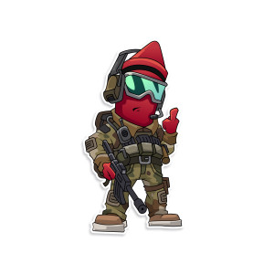Tactical Crayon Sticker Tactical Crayon Sticker