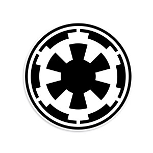 Star Wars Imperial Logo Sticker