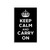 Keep Calm and Carry On Sticker