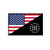 US Flag Three Percenter Sticker