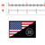 US Flag Three Percenter Sticker