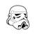 Stromtrooper Helmet Sticker