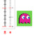 Pac-Man Pinky Mini Sticker