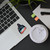 dont be a racist sci fi anti racism sticker on laptop workspace setup