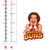 Move Those Buns sticker size reference with ruler, approx 3 inch vinyl decal