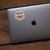 I'm With Jabroni sticker shown on laptop lid demonstrating size and real world use