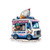 Friday Big Worm ice cream truck sticker with colorful cartoon design and character holding an ice cream cone