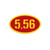5.56 Red & Yellow Vinyl Sticker
