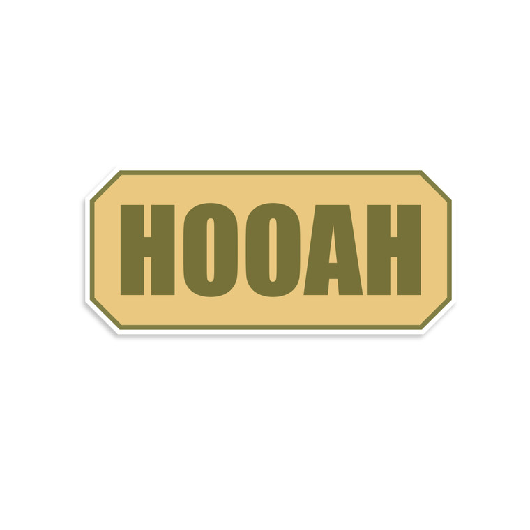 Hooah Sticker