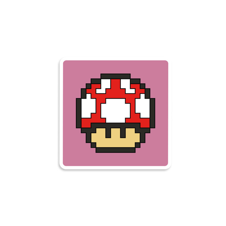 Mario Mushroom Mini Sticker