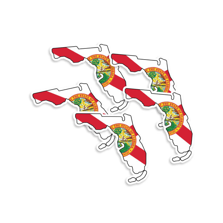 Aufkleber Florida 1861 Flagge Fahne 8 X 5 Cm Autoaufkleber