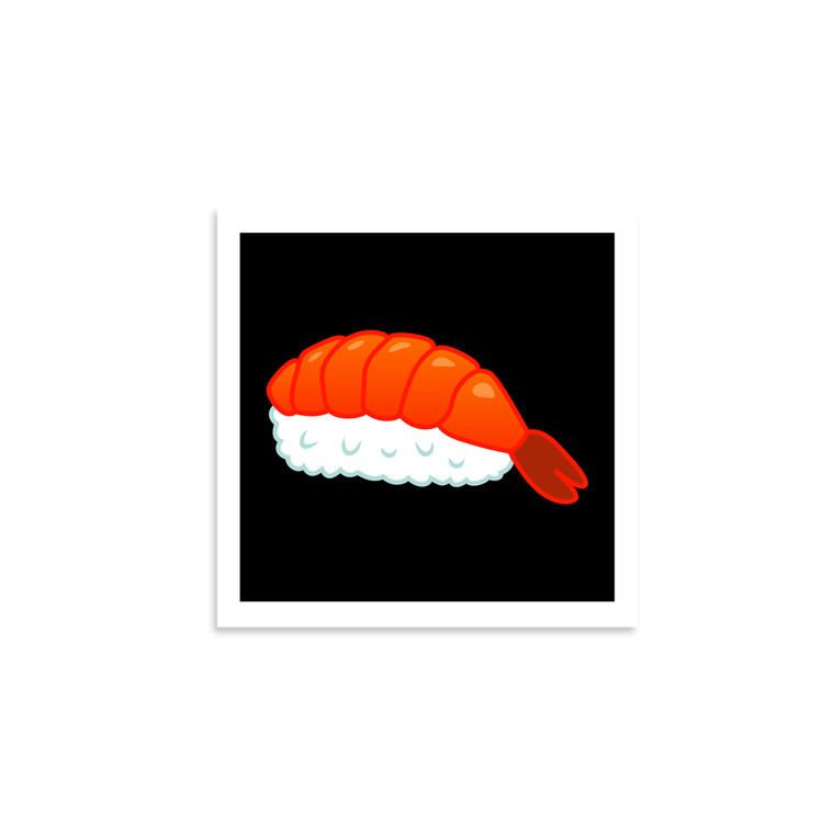 Ebi Sushi Nigiri Sticker