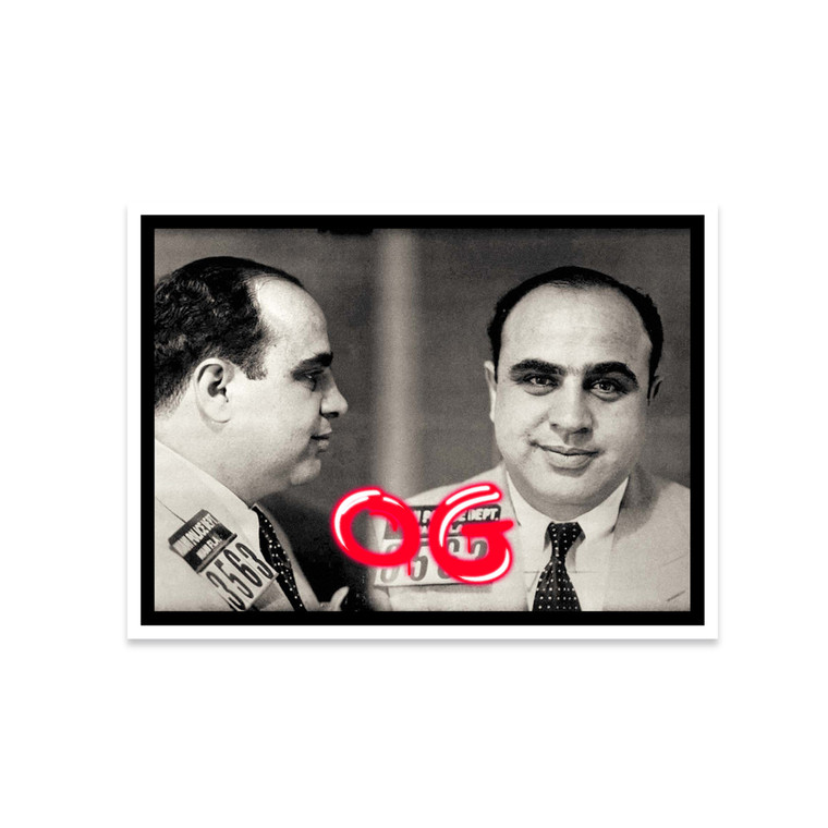 Al Capone OG Original Gangster Vinyl Sticker