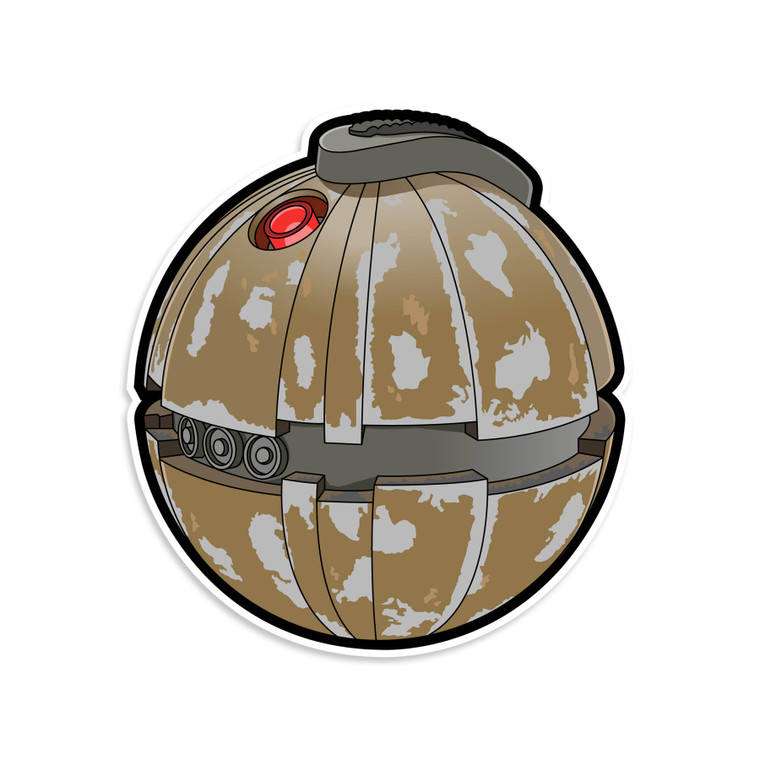 Thermal Detonator Star Wars Vinyl Sticker