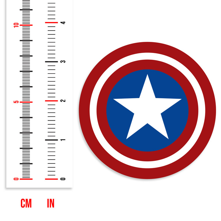 Captain America Vinyl Sticker - NEO Tactical Gear